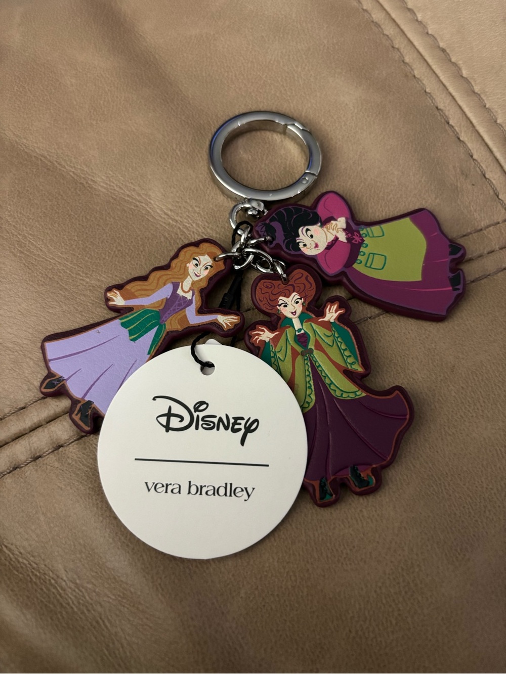 Vera Bradley x Disney Sanderson Sisters x Hocus Pocus Bag Charm